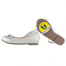 Zapato Para Niñas Zapatillas De Princesa Con Un Estilo Casual Moderno Para Tus Vestidos O Fiestas 223-TP - Plateado - Ver 5