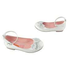 Zapato Para Niñas Zapatillas De Princesa Con Un Estilo Casual Moderno Para Tus Vestidos O Fiestas 223-TP - Plateado - Ver 4