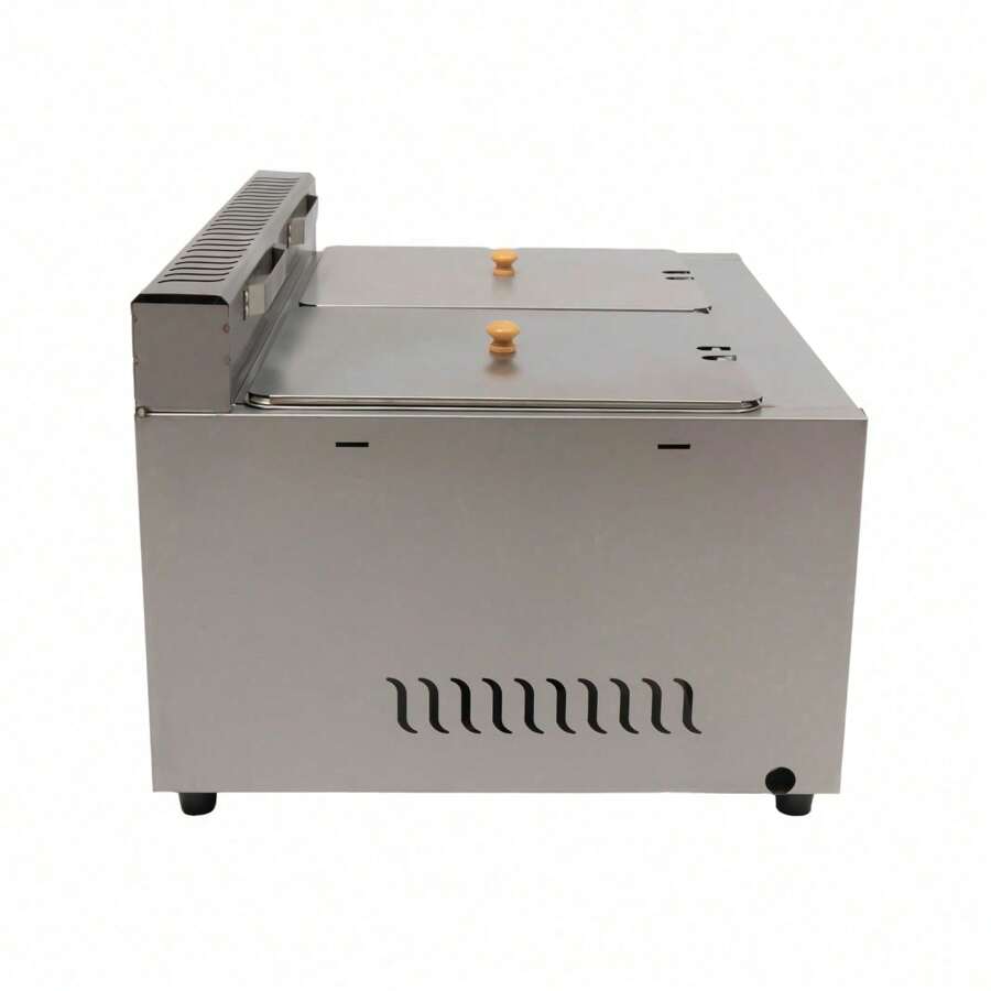 12L Commercial Countertop Gas Fryer 2 Wells Deep Fryer Propane