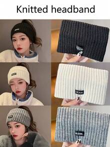 1 pièce Bandeau tricoté, Bandeau de sport, Protection d'oreille chaude Accessoire pour femmes en automne/hiver