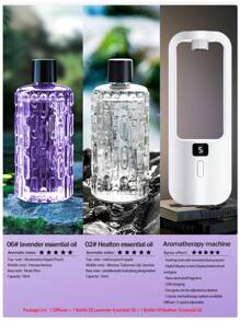 Household Automatic Aromatherapy Machine Hotel Timed Spray Aromatherapy Machine Wall-Mounted Toilet Deodorant Air Freshener Small Office Desktop Aromatherapy Machine Bedroom Silent Aromatherapy Essential Oil Diffuser Aromatherapy Essential Oil Fragrance Machine Rechargeable 5 Working Modes Adjustable 6 Kinds Of Aromatherapy Essential Oils Can Be Selected White With Seven-Color Atmosphere Lights