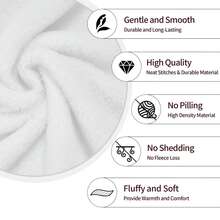 1 chiếc chăn Giáng sinh vui vẻ được cá nhân hóa, chăn Giáng sinh tùy chỉnh có 2 bức ảnh, chăn tiệc Giáng sinh, đồ trang trí ngày lễ - màu đen - Xem 5