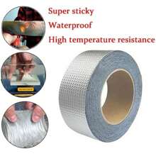 Super Strong Aluminum Foil Tape Butyl Seal Rubber Tape Waterproof Roof-Repair - Silver - View 2