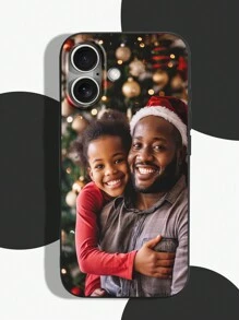 1 ốp lưng điện thoại màu đen in ảnh theo yêu cầu, tương thích với iPhone 15 Pro Max, 17 Pro Max, 17 Air, S24 Ultra, Redmi và các dòng máy khác. Phiên bản quốc tế, không phải phiên bản nội địa. - màu đen - Xem 4