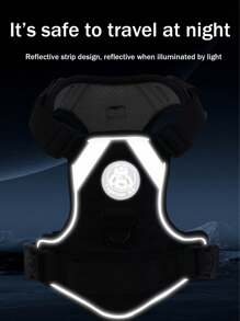 1 件新款宠物胸背带和牵引绳，多功能防爆、可伸缩、反光遛狗