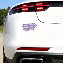 1PC What Kind Of Fuckery Is This Sticker | Funny Water Bottle Sticker For Laptops, Journals, And More | Hilarious Sarcastic Decal For Personalizing Your Items | Great Gift For Friends Who Love Humor