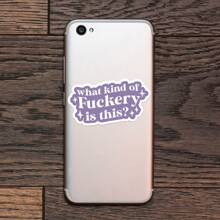 1PC What Kind Of Fuckery Is This Sticker | Funny Water Bottle Sticker For Laptops, Journals, And More | Hilarious Sarcastic Decal For Personalizing Your Items | Great Gift For Friends Who Love Humor