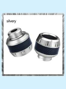 2 piezas Accesorios para motocicletas todoterreno Taza amortiguadora de aleación de aluminio, copa de horquilla delantera de fibra de carbono para bicicleta eléctrica anti-caída - Unitalla - Ver 7