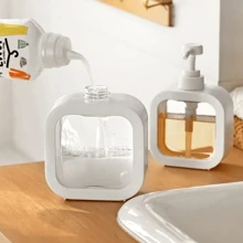 Simple Clear White Hand Sanitizer Shampoo Dispenser For Pump Bottle - 白色 - 查看 5