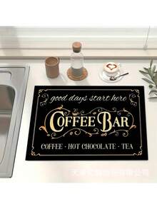 1 Piece Of Kitchen Countertop Protection Mat, Absorbent And Easy-To-Dry, Non-Slip And Heat-Resistant Desk Protection Mat, Multi-Purpose Placemat, Christmas And New Year Holiday Kitchen Mat - Multicolor - View 11