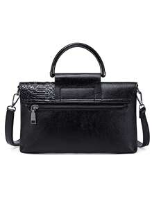 Wzór jest wycinany losowo z tkaniny 1 sztuka PU Wzór krokodyla Damska torba typu crossbody, damska torebka, torba na ramię, kopertówka na imprezę, torebka, portfel, kopertówka, odpowiednia na kolację, imprezę, imprezę, wypoczynek, zakupy