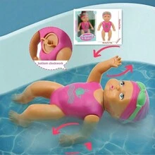 Swimming Doll Waterproof Water Baby Doll With Movable Joint And Suit Bathtub Toy Birthday Gift For Kids Bath Toys, Sprinkler, Baby Bath Tub, Bath Toys, Bath Toy, Baby Bath Toys, Bath Toys, Toys, Bath Toy