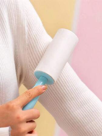 1入組60張拆分式便攜式粘毛器,可愛水果印花推斜裂毛器,適用於衣物、家具和地毯