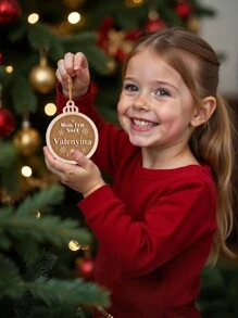 1 Pc Personalized Christmas Ornaments,Custom Christmas Decorations With Name ,Christmas Tree Decorations,Christmas Ornaments Set,Christmas Decorations Indoor,Christmas Decorations For Tree,Cute Christmas Decor For Family,Personalized Christmas Gifts.Personalized Gifts For Women,Men,Mother,Father,Mom