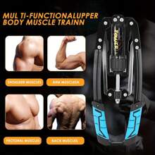 Chest Exerciser For Men, 10-200kg Hydraulic Power Exerciser, Twister Arm Exerciser, Adjustable Torsion Arm Fitness Machine - Variant1 - View 3