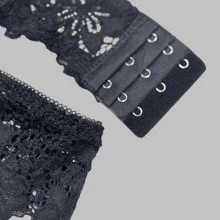 KIT WITH 2 JUJU LINGERIE SETS WITH REMOVABLE COMFORT STRAP - 黑色 - 查看 2