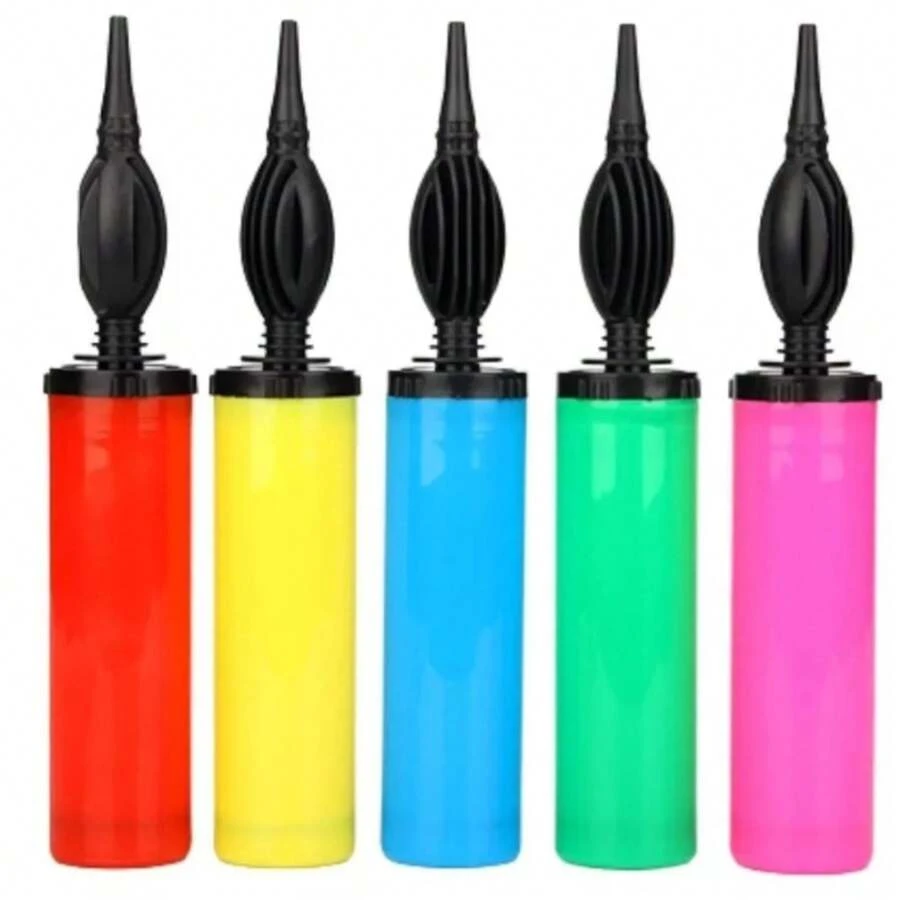 Manual Pump To Inflate Balloon Bladder Round Trip Assorted Color - 彩色 - 查看 1