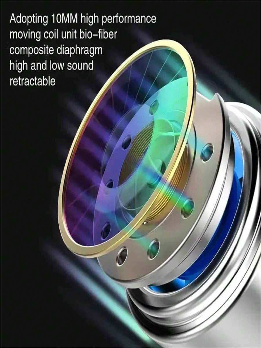 Explosive Double Moving Coil Headphones In Ear Subwoofer Cross Border