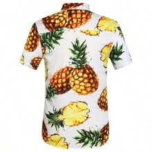 SSLR Mens Button Up Shirts Cotton Short Sleeve Hawaiian Shirts For Men
