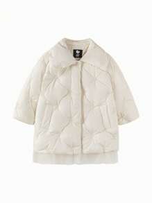 mini bala Piumino da bambina per l'inverno, stile dolce e