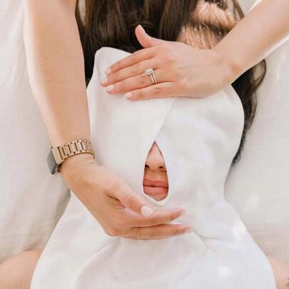 TOEDO 1pc Spa Face Wrap Towel, Super Soft Microfiber Material, Customizable Facial Wrap Pattern