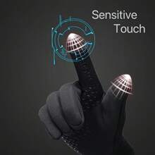 1 Pair Of Winter Outdoor Warm Insulated Gloves, Suitable For Sports, Cycling, Skiing, And Touch Screen Men's Waterproof Gloves - Keep Hands Warm, Windproof, And Hands Not Frozen