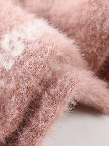 5 pares de calcetines de cachemir suaves y gruesos con forro térmico, con diseño floral de colores para mujer