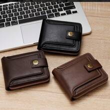 Billetera personalizada para hombres con nombre y logotipo grabados - Estilo vintage, ideal para cumpleaños, aniversario, Día del Padre, regalo para novio - Color marrón claro, multiusos, gran capacidad, versátil, plegable, regalo ideal para él, ella, familia, amigos, novia, para aniversarios, cumpleaños, vacaciones/viajes, actividades al aire libre/estadio/deportes/escalada, para negocios/trabajo/oficina