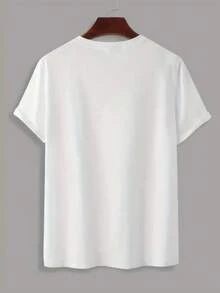 Women's T-Shirt With Astronaut Print, Basic Casual Round Neck T-Shirt New Arrival - trắng - Xem 2