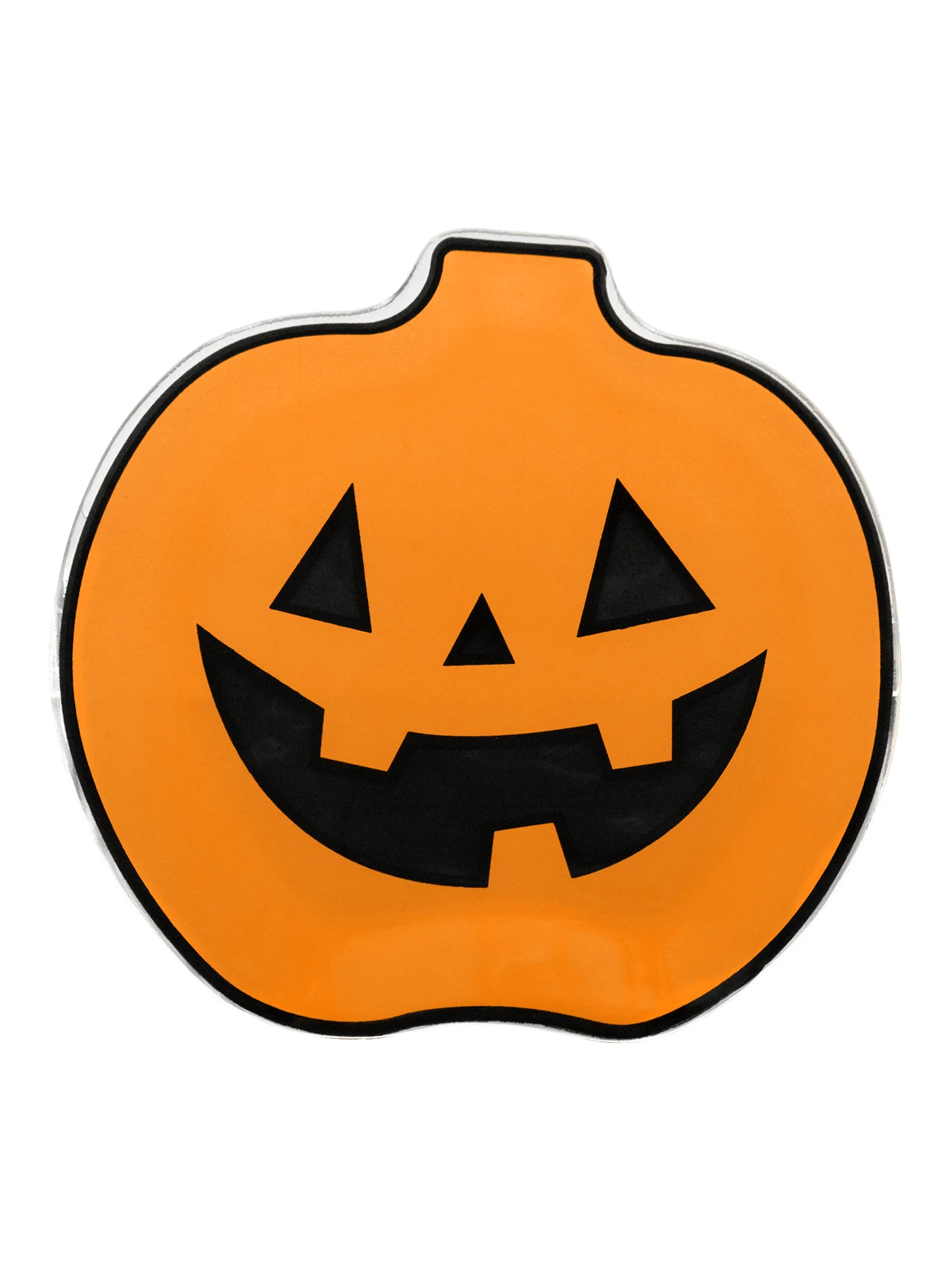 Printed Glass Serving Trays And Snack Bowls Halloween Collection - bí ngô - Xem 1