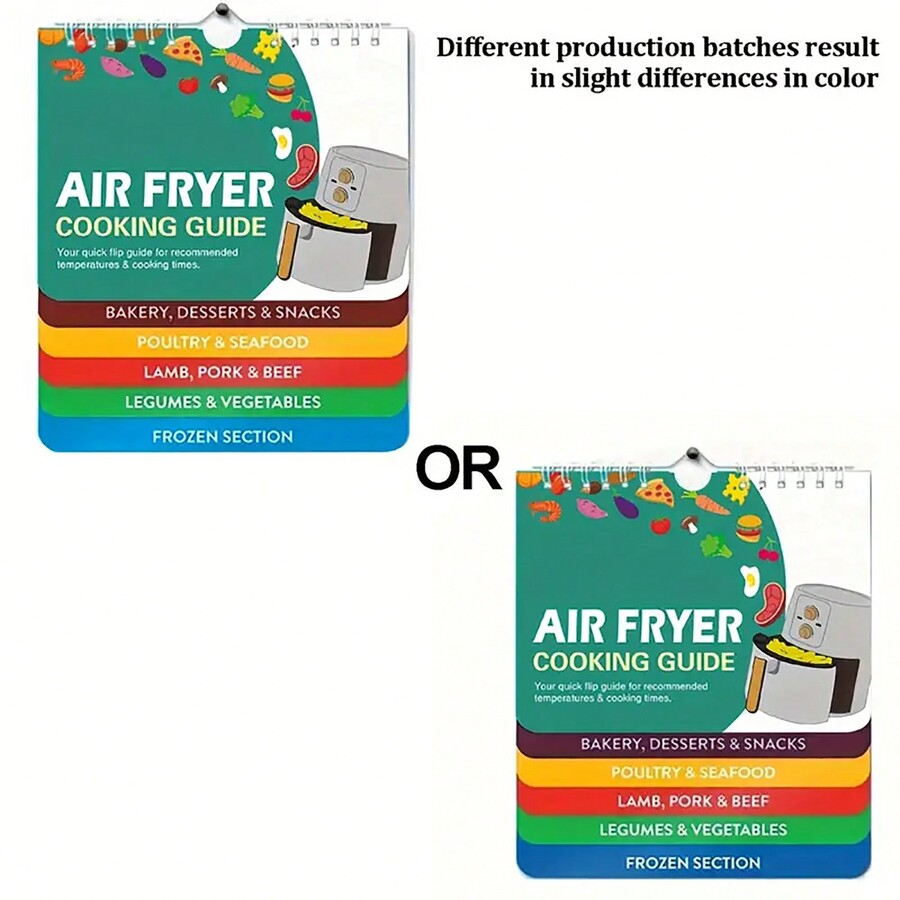 1 Set Ultimate Air Fryer Companion Pressure Cooker Cooking Guide