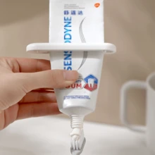 2/4pcs Toothpaste Tube Squeezer, Toothpaste Tube Clamp, Manual Toothpaste Dispenser, Multifunctional Facial Cleanser Dispenser, Bathroom Accessories