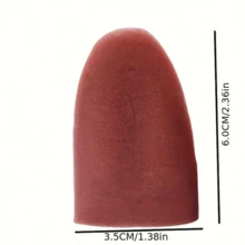 1 件/5 件搞笑整条假仿真魔力逼真假舌头橡胶舌头减压玩具低俗笑话恶作剧礼物 - 彩色 - 查看 7