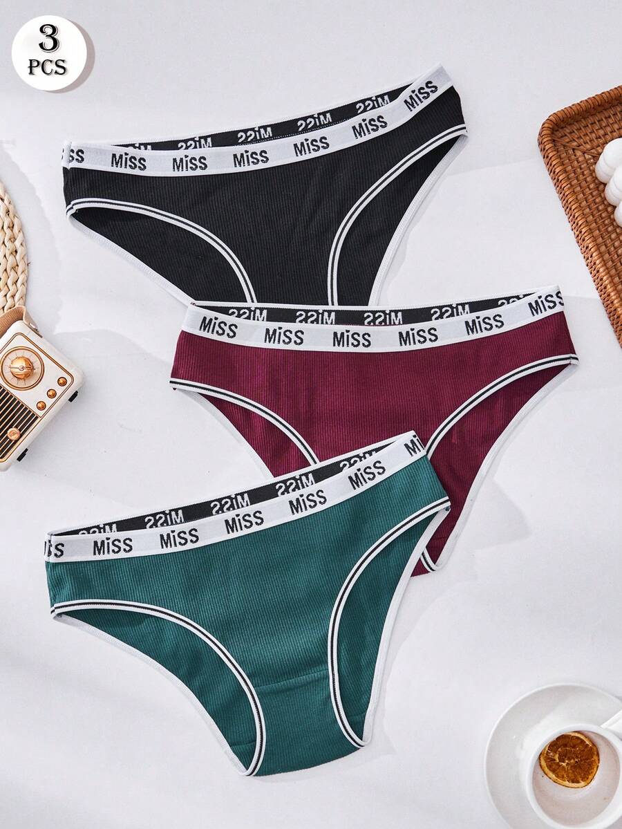 3 Quần lót thể thao nữ màu sắc đơn giản mặc nhà cho nữ - Nhiều màu - Xem 1