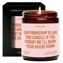 Nến thơm tình bạn độc đáo, món quà tuyệt vời dành cho bạn thân nữ, đồng nghiệp, bạn bè thân thiết. Thích hợp làm quà tặng tri ân tình bạn, quà tặng cho chị em tâm giao, quà sinh nhật, quà tốt nghiệp, quà Giáng sinh, trang trí phòng, quà tặng. - Nhiều màu - Xem 10