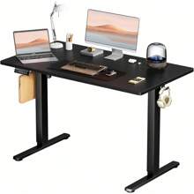 Standing Desk, Adjustable Height Electric Sit Stand Up Down Computer Table, 48x24 Inch Ergonomic Rising Desks For Work - Tự nhiên-55Toàn bộMảnh - Xem 2
