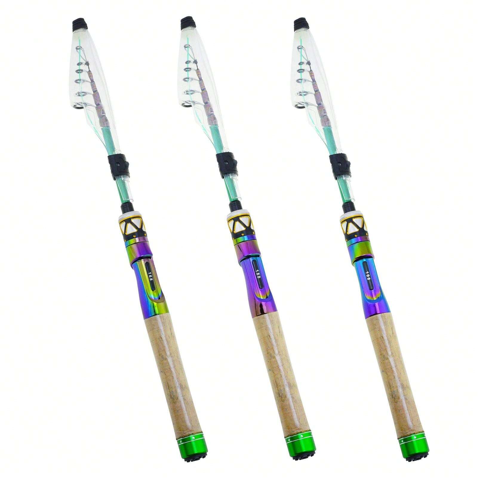 Shiny Gradient Carbon MINI Ultra Light Ul Power Telescopic Fishing Rod