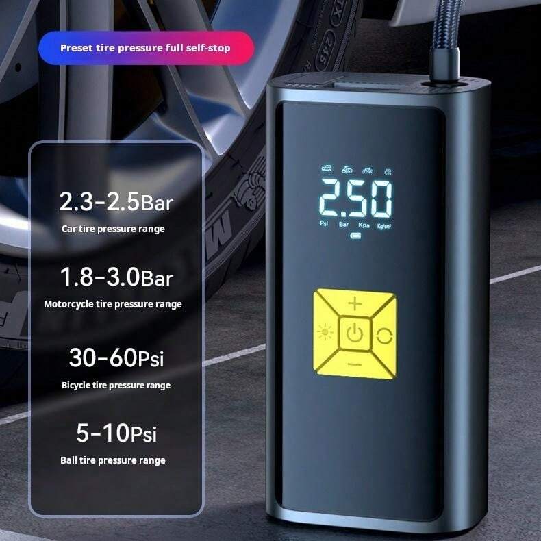 High Power Wired Inflator Portable Car Air Compressor Electric High