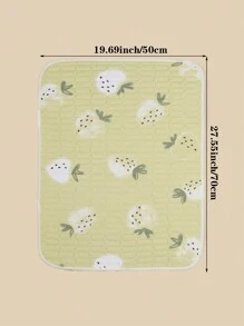 1 件婴儿防水床垫 70*100/50*70 厘米，绗缝、印花或纯色，适合家庭或旅行使用，四季婴儿淋浴家庭装饰礼物 - 彩色 - 查看 21