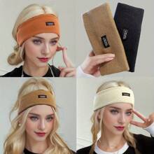 Ladies Elegant Knitted Headband - Loose Elastic Headband, Suitable For Sports And Casual Wear, Perfect For Autumn And Winter Hair Band Turban Headband Sweatband, Hairband Fall Hair Accessories For Women For Vacation Outfits Woman Elegant Scarf Women Bandanas Soft Headwrap - Knitted Headband - View 9