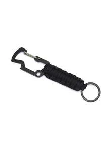 纯色休闲不锈钢登山扣钥匙扣 - 彩色 - 查看 4