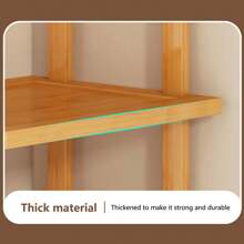 5/7/8 Tiers Vertical Shoe Rack, Wood Narrow Shoe Rack, Small Shoe Organizer, Space Saving Corner Shoe Shelf, Tall Shoe Tower, Free Standing Shoe Rack For Entryway, Closet, No-Tool Need - WOOD - View 10