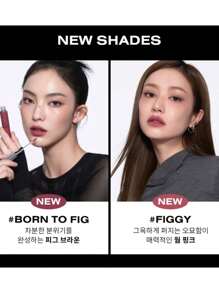 3CE 柔雾唇彩 - #Born To Fig 12色 | 柔滑奶油质地，极致哑光妆效 | 持久显色，滋养配方 | 韩妆，礼盒套装 - #Born To Fig - 查看 4