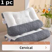 1pc Gối kéo hình trụ màu xám trắng hình khối nước, Bộ đồ giường, Gối cho giường, Trang chủ - Nhiều màu - Xem 4