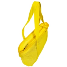 Bolsa de Praia Amarela Tote Bag Tela Mesh Emborrachada Piscina Feminina - Amarelo - Visão 5