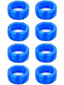 8 Pieces/Set Luggage Box Wheel Protection Cover Small Car Box Silent Wheel Cover Universal Noise Reduction Wheel Cover Travel Essentials Workout School Supplies Holiday Camping Holiday Essentials Vacation Accessories Bag For School School Accessories School Stuff