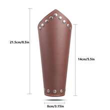1 Cặp Vòng Tay Da PU Đinh Tán, Vòng Tay Cosplay Sừng Viking Thời Trung Cổ, Đạo Cụ Trang Phục Halloween 2 Chiếc - A - Xem 4
