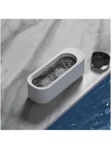 Limpiador Multifuncional, Caja De Limpieza Vibrante Eléctrica Mini Portátil, Para Cortauñas Y Alicates De Belleza, Caja De Esterilizador Con Luz Uv