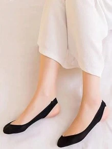 1 Pair Forefoot Cushion Pads, Breathable Invisible Ankle Socks, Non-Slip Low-Cut Protective Half Palm Socks - Multicolor - View 4