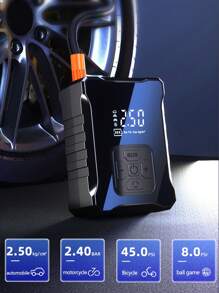 1 件便携式电动汽车气泵，汽车用大功率轮胎充气机压缩机，多功能气泵